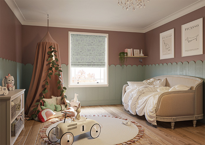 Summerby, Mint - Twist&Fit Roman Blind - Image 7